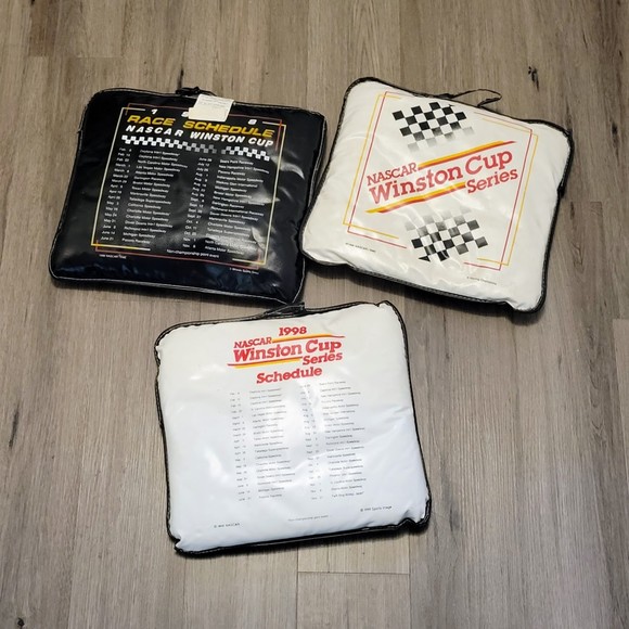 Vintage 1998 NASCAR Winston Cup Series & 50th Anniversary Seat Cushions Lot of 3 - Picture 3 of 7